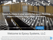 Tablet Screenshot of epoxysystems.net